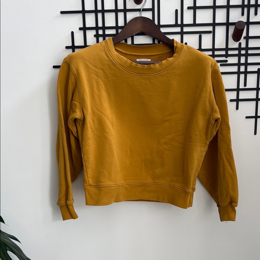 Mustard Yellow Crewneck Sweatshirt
